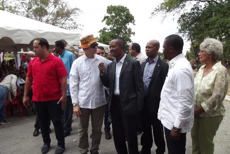 Visita de la Delegación de Guinea Ecuatorial a San Mateo.