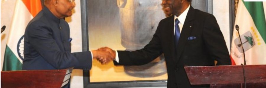 Firma de acuerdos de cooperación entre Guinea Ecuatorial y La India