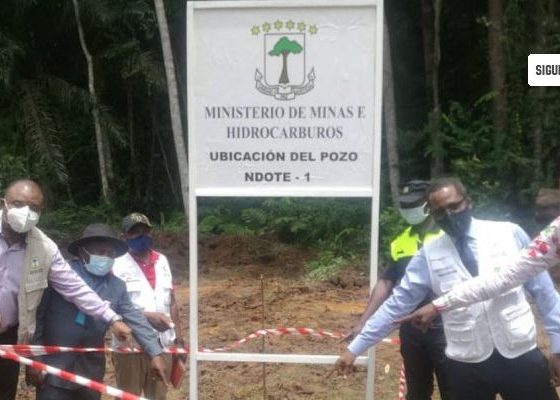 El Ministerio de Minas encuentra el primer pozo petrolífero perforado en tierra en Guinea Ecuatorial