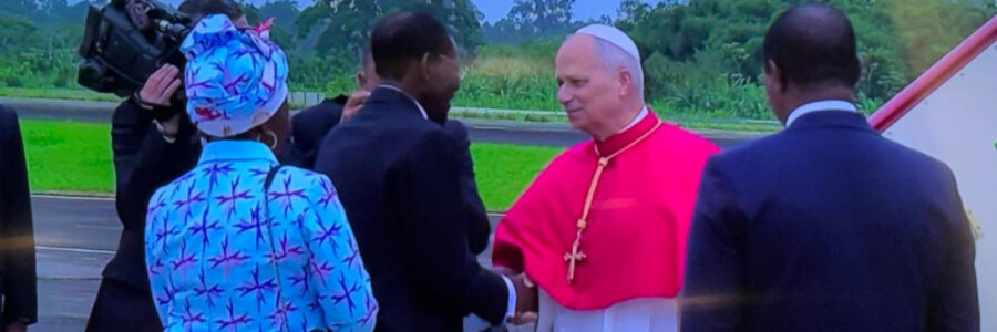 El Papa León XIV llega a Guinea Ecuatorial en una visita histórica