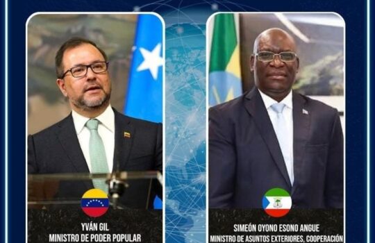 Venezuela y Guinea Ecuatorial expresan intención de fortalecer lazos de cooperación en el aniversario de sus relaciones